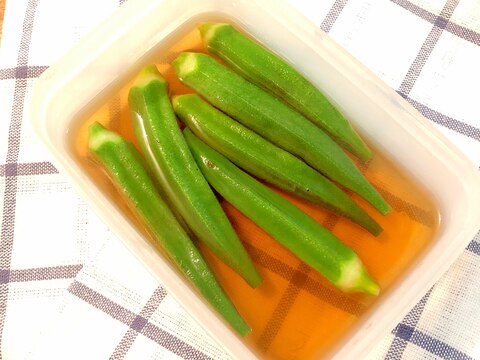 お弁当のおかず 前日作り置き オクラの白だし漬け レシピ 作り方 By まかろん 楽天レシピ お弁当のおかず 前日作り置き オクラの白だし漬け レシピ 作り方 By まかろん 楽天レシピ
